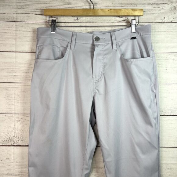 Travis Mathew Gray Golf Pants Size 34 Polyester Outdoor (Small Flaw) - Picture 4 of 12
